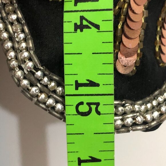 Womens Black and Sequins Gown/Dress. Size Small - Picture 9 of 11